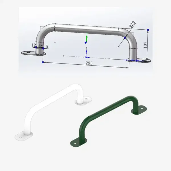 metal safety handles