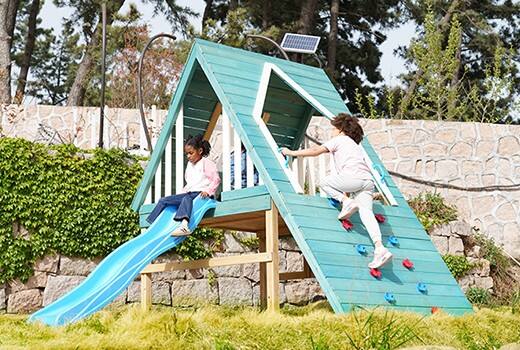 The Delight of Outdoor Wooden Playgrounds for Kids