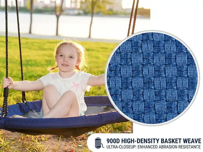 Durable saucer swing