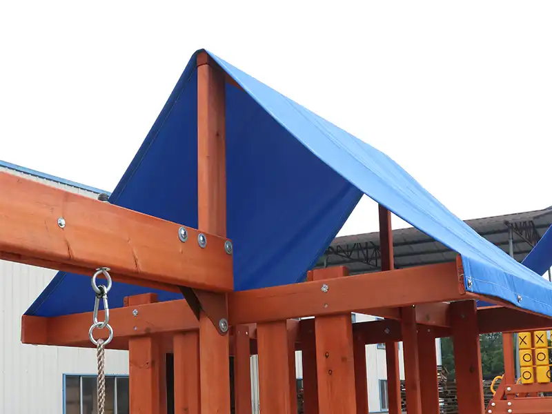 UV resistant tarp roof