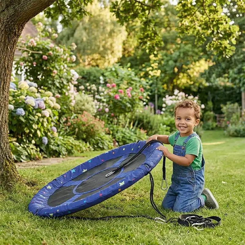 hanging saucer swing