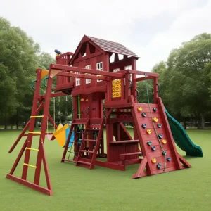Swing Set with Monkey Bars