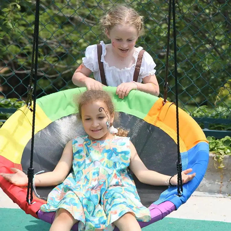 Outdoor Saucer Swing