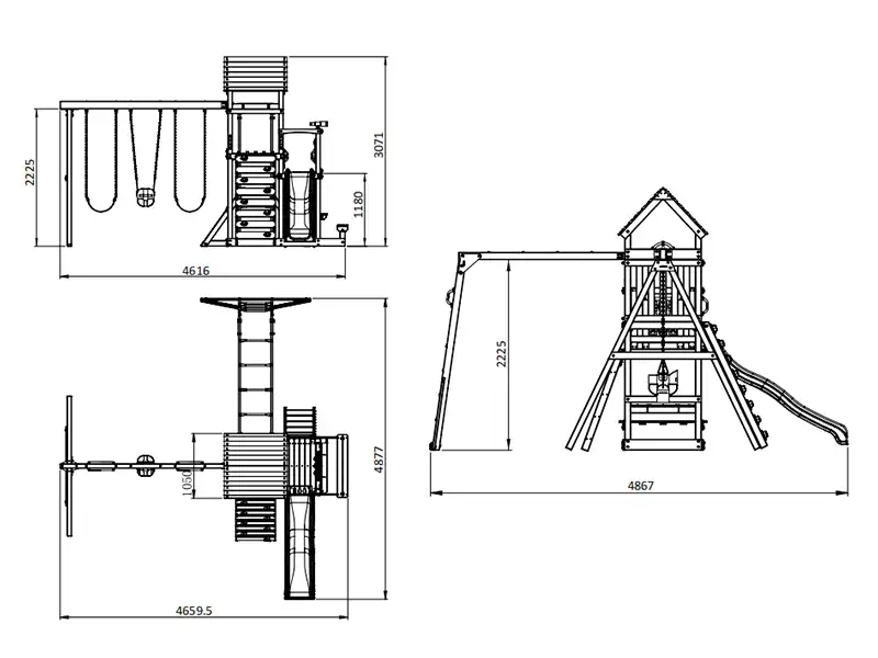 swing set drawing