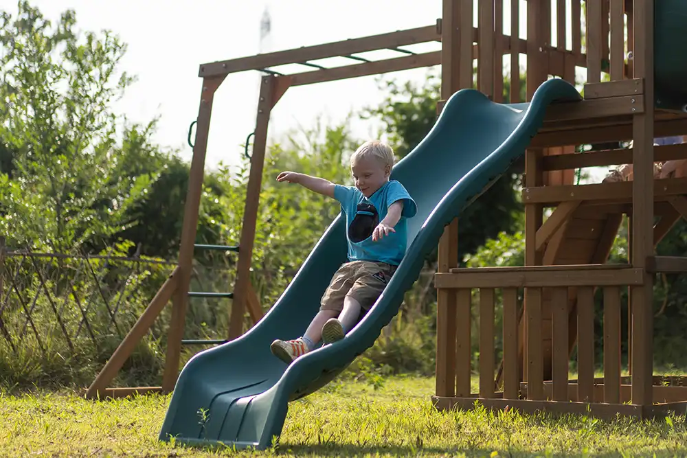 backyard slide