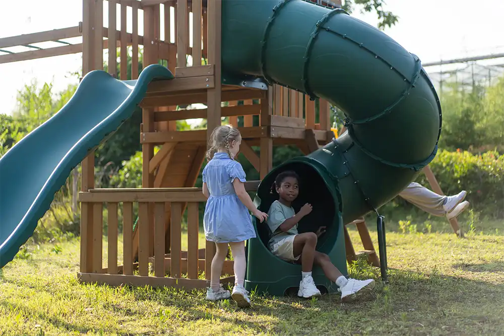swing set plastic slide