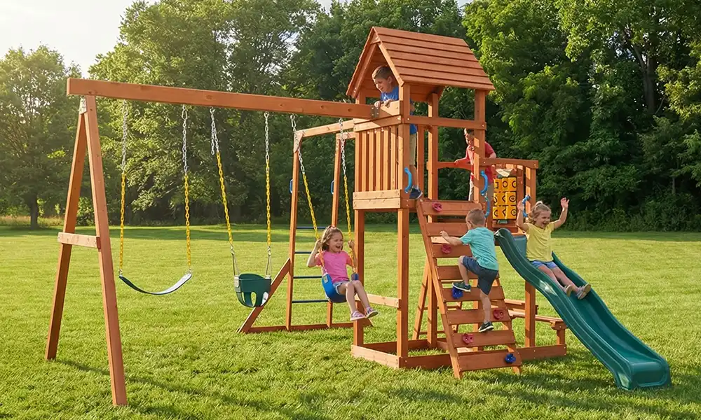 wooden playset